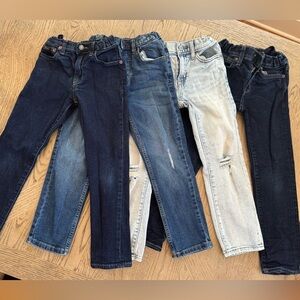Gently used, size 6, 7 pair of Jeans (Tommy Hilfiger, Polo, Old Navy) sweatpant